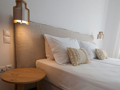 Υπνοδωμάτιο στο στούντιο 3 στη Σίφνο