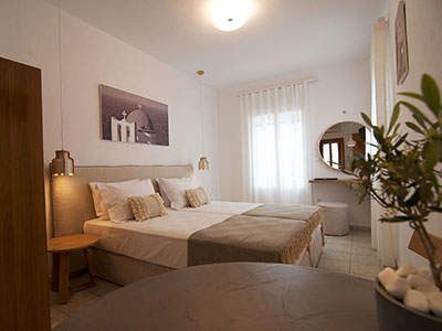 Εσωτερική άποψη από το στούντιο 3 στη Σίφνο