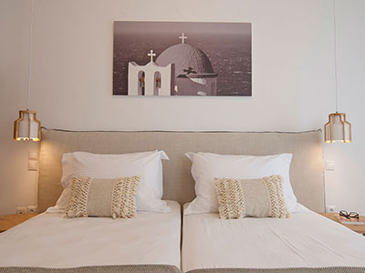 Διπλό κρεβάτι στα Στούντιος Νικολέτα