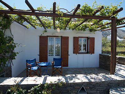 Βεράντα δωματίου με θέα στην Απολλωνία