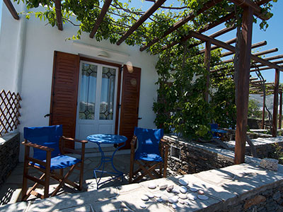 Βεράντα δωματίου με θέα στην Απολλωνία